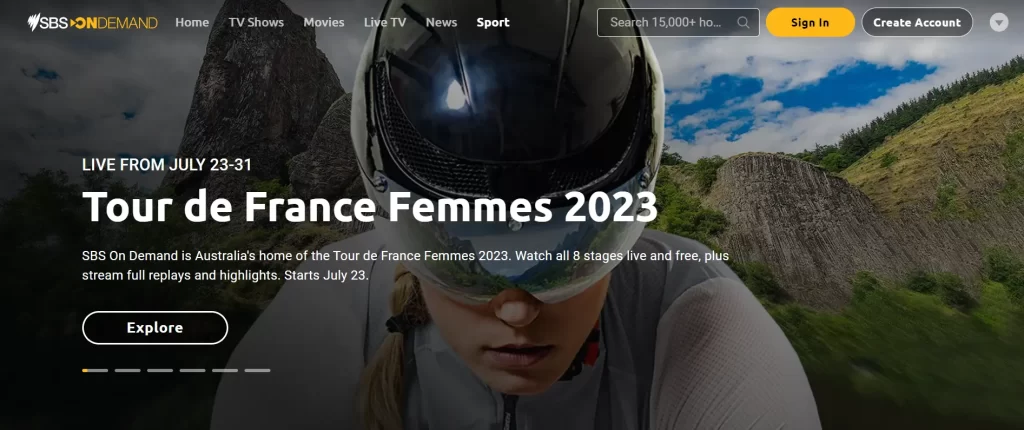 Watch Tour De France online on SBS