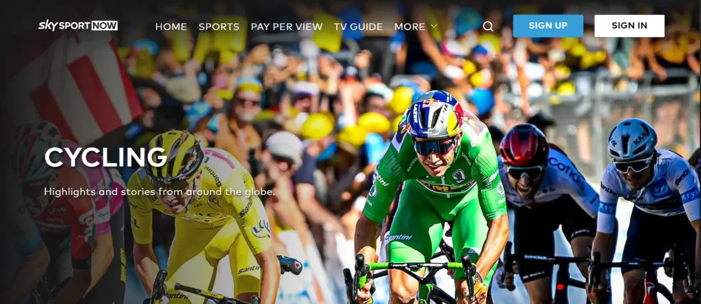 Watch Tour De France online on Sky Sports Now New Zealand